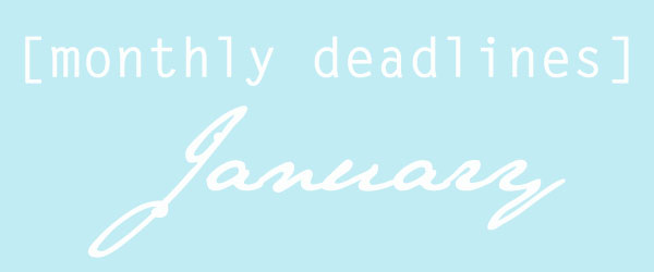 jan deadlines