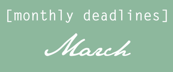 march deadlines