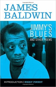 The black and blue cover of the 2014 release of James Baldwin's Jimmy's Blues and Other Poems