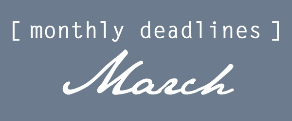 mar deadlines