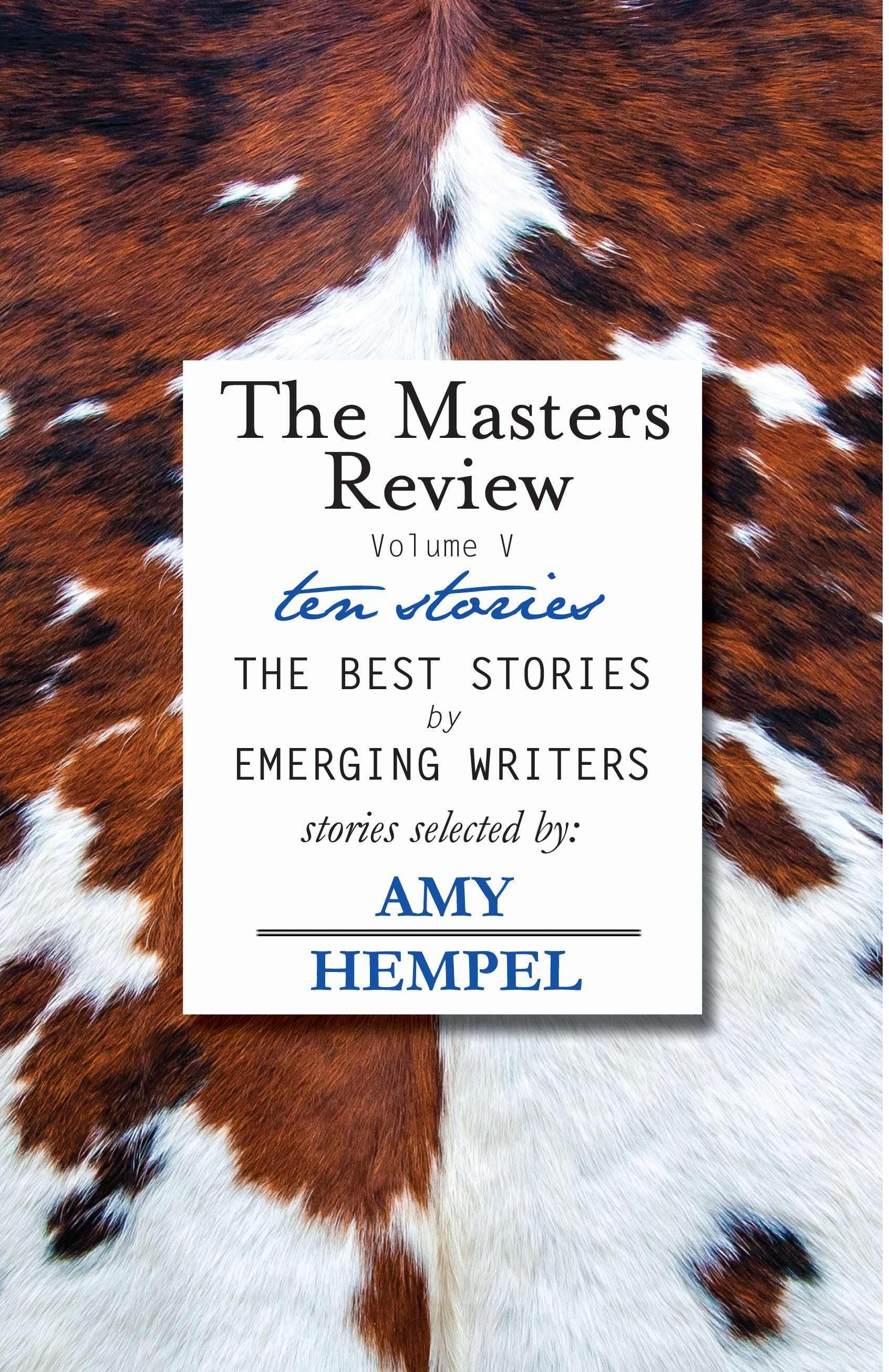 The Masters Review Volume V – Now Available!