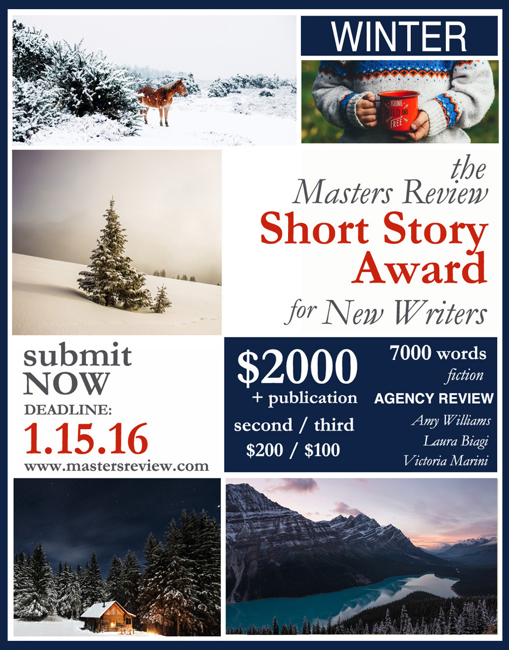 Announcing: Short Story Award For New Writers – Winter!