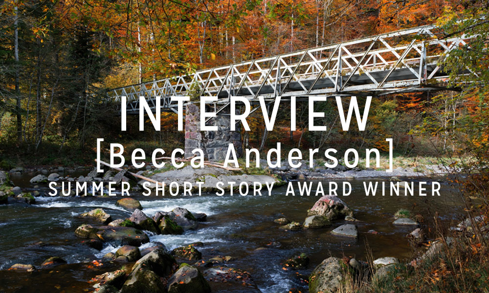 Interview with the Winner: Becca Anderson