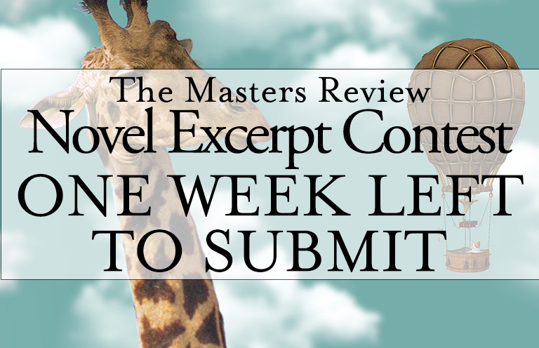 Closing Soon! The Novel Excerpt Contest Judged by Dan Chaon Closes 11/30