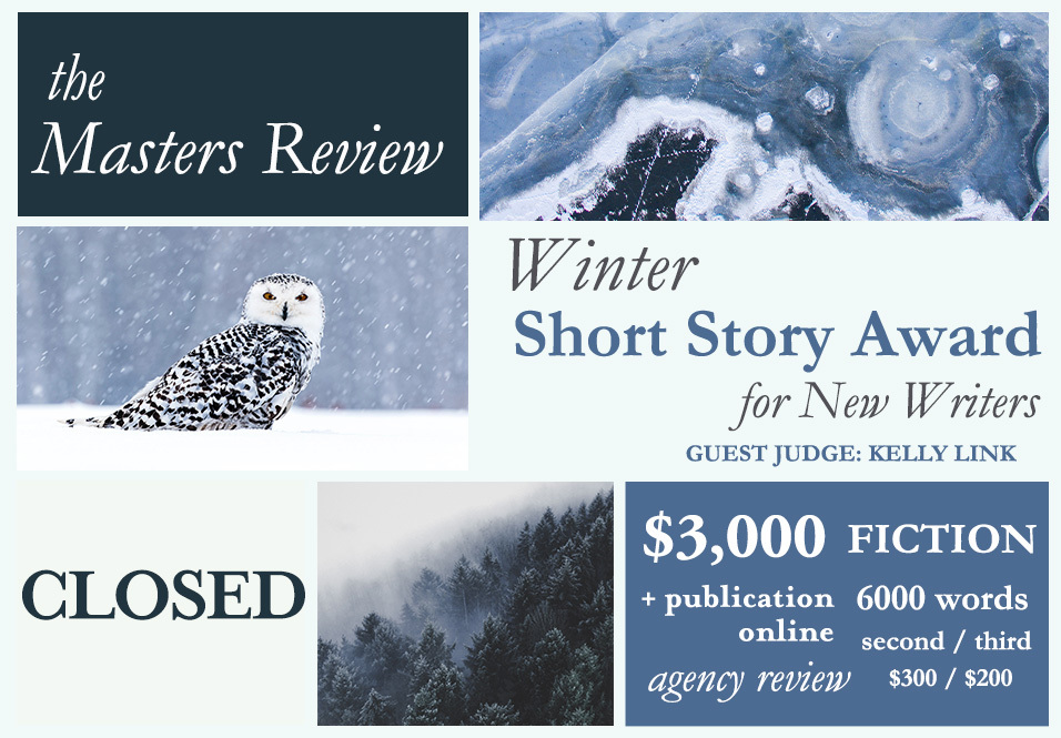 Winter Short Story Award for New Writers: December 1, 2023 – January 28, 2024