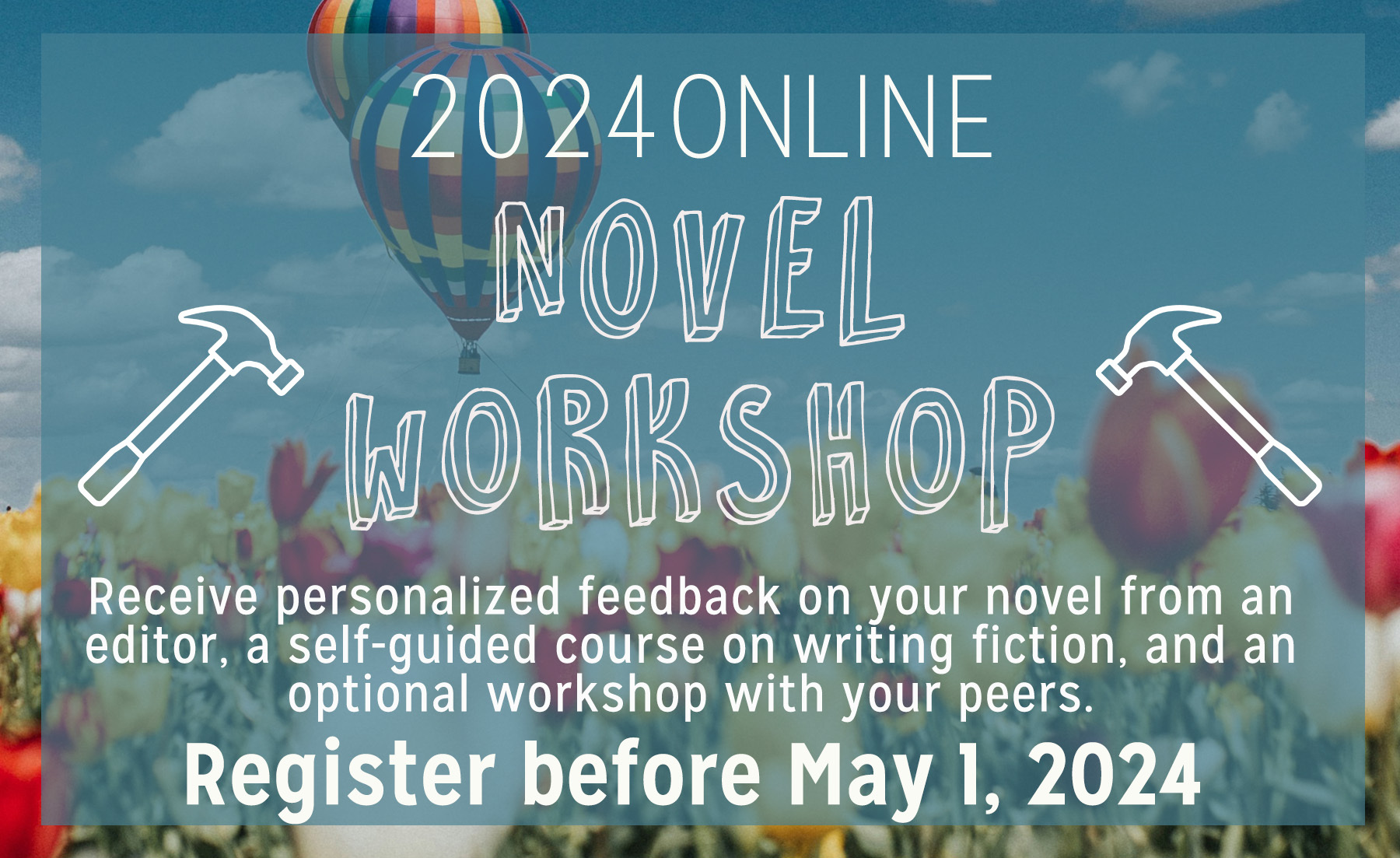 The Masters Review Novel Workshop: April 1 – May 2, 2024