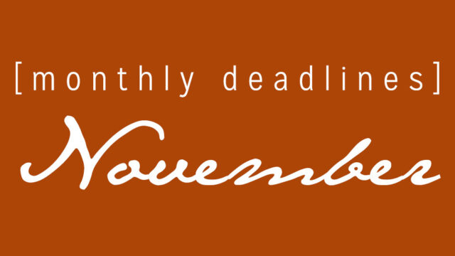 November Deadlines: 11 Contests to Enter This Month