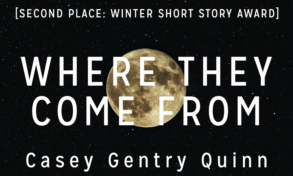 Winter Short Story Award, 2nd Place: “Where They Come From” by Casey Gentry Quinn