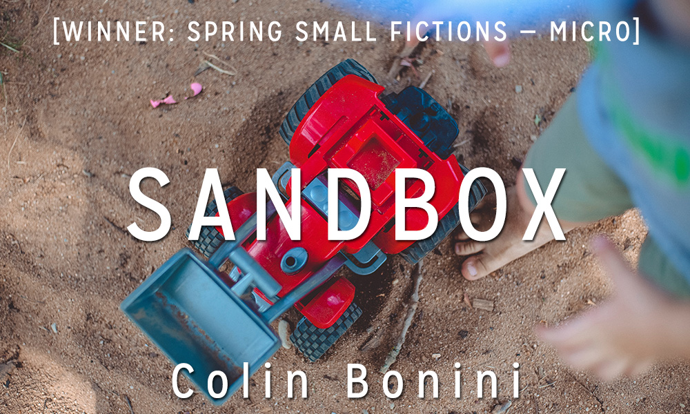 Small Fiction Awards Micro Winner: “Sandbox” by Colin Bonini
