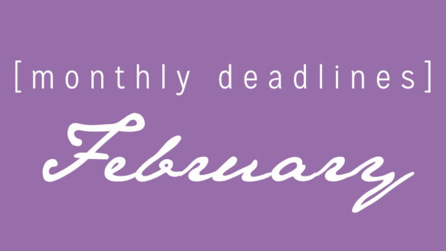 February Deadlines: 9 Prizes Available This Month