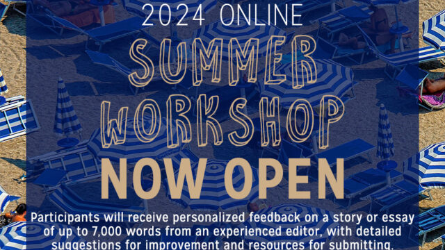 2024 Summer Workshop Now Open for Registration!