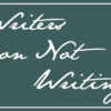 Writers on Not Writing: Nancy Crochiere and Nick Fuller Googins