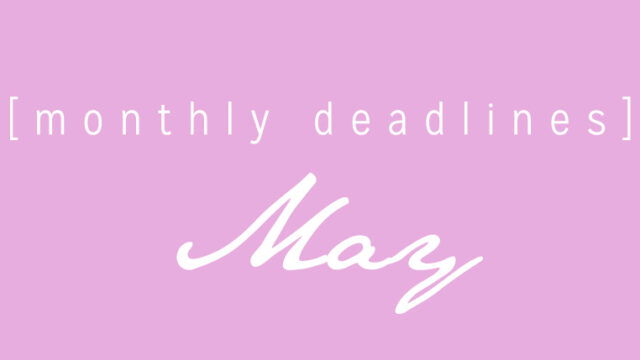 May Deadlines: 9 Literary Contests To Enter This Month