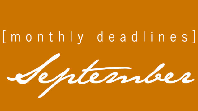 September Deadlines: 12 Prizes Only Available This Month