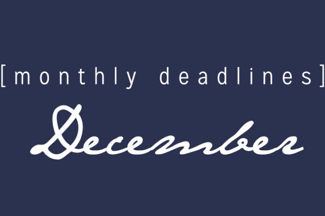 December Deadlines: 12 Contests And Prizes Available This Month