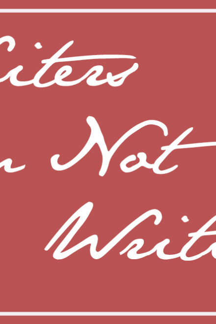 Writers on Not Writing: sid sido and Emily Mathis