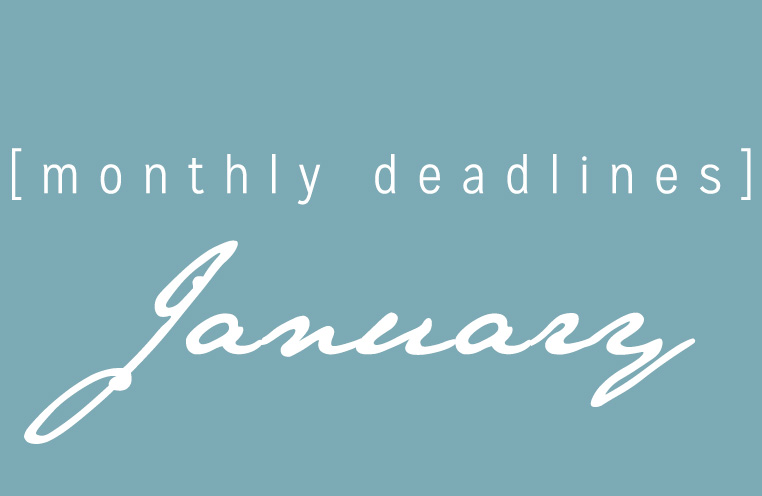 January Deadlines: 13 Contests Going On This Month