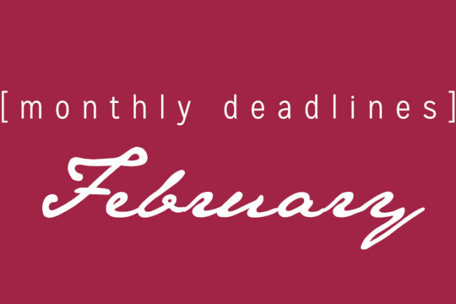 February Deadlines: 9 Contests Ending This Month