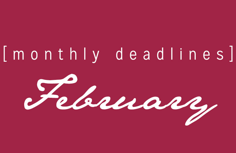 February Deadlines: 9 Contests Ending This Month