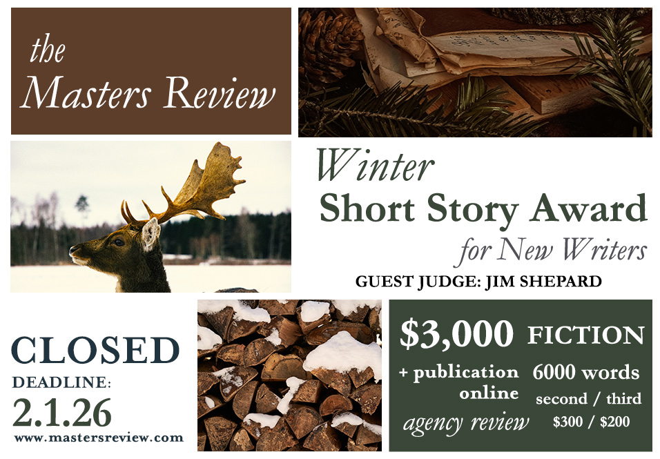 Winter Short Story Award for New Writers: December 1, 2025 – February 1, 2026