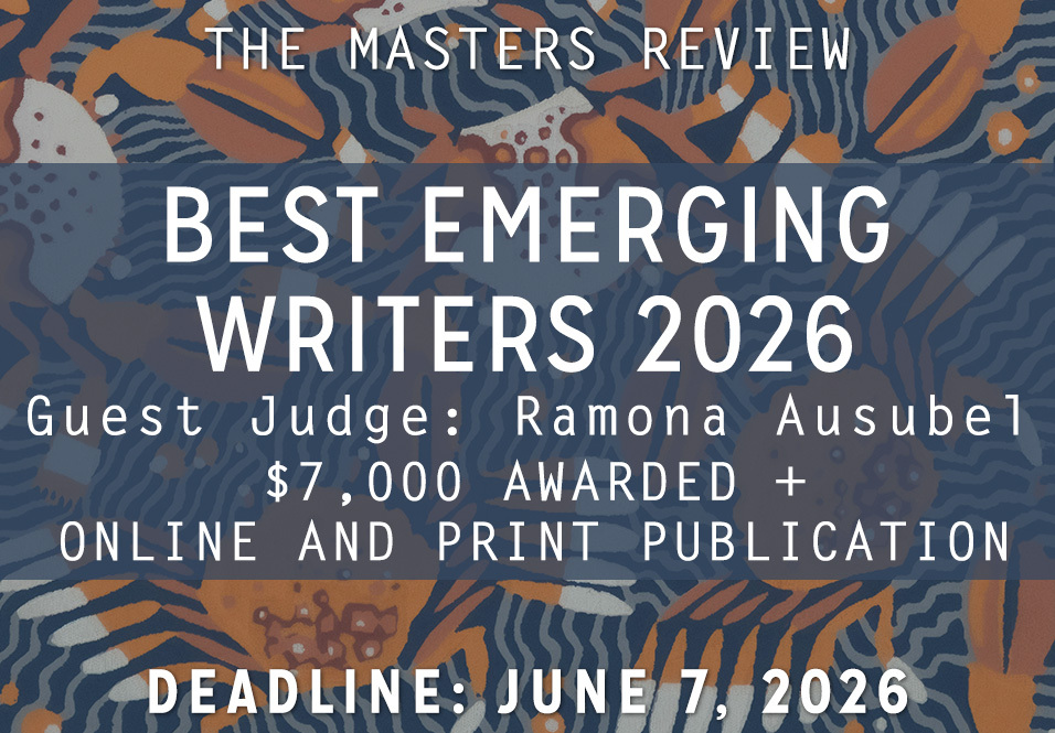 Best Emerging Writers Anthology: April 6 – June 7, 2026
