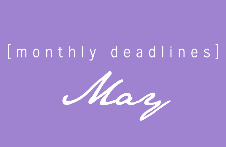 May Deadlines: 8 Contests That Are Ending Soon!