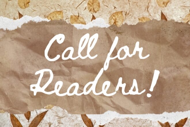 Call for Readers: Summer 2026