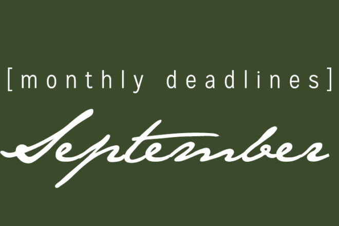 September Deadlines: 10 Contests and Prizes Only Available This Month