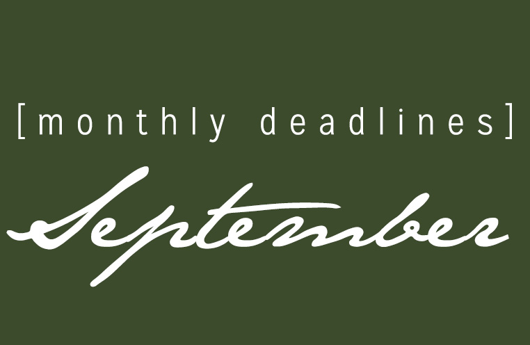 September Deadlines: 10 Contests and Prizes Only Available This Month